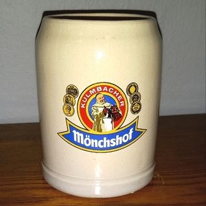 VINTAGE STONEWARE MÖNCHSHOF MUG German Beer